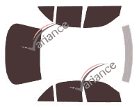 Tinted film kit Mercedes-Benz E-Class (2) 4-door sedan (1995 - 2002) Tinted film kit Mercedes-Benz E-Class (2) 4-door sedan (1995 - 2002)