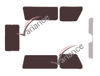 Tinted film kit Mercedes-Benz G-Class (1) 3-door short (1980 - 2007) Tinted film kit Mercedes-Benz G-Class (1) 3-door short (1980 - 2007)