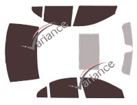 Tinted film kit Mercedes-Benz S-Class (4) Short Sedan 4 doors (2005 - 2013) Tinted film kit Mercedes-Benz S-Class (4) Short Sedan 4 doors (2005 - 2013)