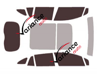 Tinted film kit Mercedes-Benz EQE (1) 5-door SUV (since 2022)
