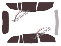 Kit film teinté Mercedes-Benz GLS (1) 5 portes (depuis 2020)
