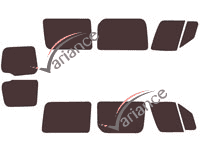 Folienkit getönt Volkswagen Crafter (1) COMPACT 5-türig (2006 - 2017) Folienkit getönt Volkswagen Crafter (1) COMPACT 5-türig (2006 - 2017)