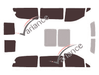 Tinted film kit Mercedes-Benz Viano (1) Long 5-door (2003 - 2015) Tinted film kit Mercedes-Benz Viano (1) Long 5-door (2003 - 2015)