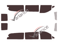 Kit film teinté Mercedes-Benz Vito / EQV (2) Extra Long 5 portes (2003 - 2014) Kit film teinté Mercedes-Benz Vito / EQV (2) Extra Long 5 portes (2003 - 2014)