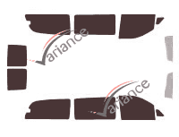 Kit film teinté Mercedes-Benz Vito / EQV (2) Long 5 portes (2003 - 2014) Kit film teinté Mercedes-Benz Vito / EQV (2) Long 5 portes (2003 - 2014)