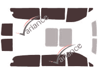 Tinted film kit Mercedes-Benz Viano (1) Extra Long 6 doors (2003 - 2015) Tinted film kit Mercedes-Benz Viano (1) Extra Long 6 doors (2003 - 2015)