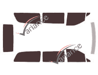 Tinted film kit Mercedes-Benz Viano (1) Extra Long 5-door (2003 - 2015) Tinted film kit Mercedes-Benz Viano (1) Extra Long 5-door (2003 - 2015)