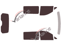 Kit film teinté Mercedes-Benz Vito / EQV (3) Mixto Utilitaire 4 portes (depuis 2014) Kit film teinté Mercedes-Benz Vito / EQV (3) Mixto Utilitaire 4 portes (depuis 2014)