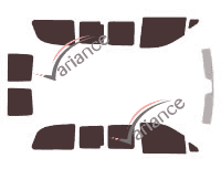 Kit film teinté Mercedes-Benz Vito / EQV (2) Compact 5 portes (2003 - 2014) Kit film teinté Mercedes-Benz Vito / EQV (2) Compact 5 portes (2003 - 2014)