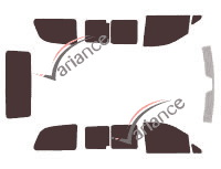 Kit film teinté Mercedes-Benz Vito / EQV (2) Compact 4 portes (2003 - 2014) Kit film teinté Mercedes-Benz Vito / EQV (2) Compact 4 portes (2003 - 2014)