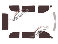 Tinted film kit Mercedes-Benz Viano (1) Compact 5-door (2003 - 2015) Tinted film kit Mercedes-Benz Viano (1) Compact 5-door (2003 - 2015)