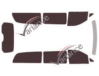 Tinted film kit Mercedes-Benz V-Class / EQV (2) Extra Long 4-door (since 2014) Tinted film kit Mercedes-Benz V-Class / EQV (2) Extra Long 4-door (since 2014)