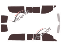 Tinted film kit Mercedes-Benz Viano (1) Extra Long 5-door (2003 - 2015) Tinted film kit Mercedes-Benz Viano (1) Extra Long 5-door (2003 - 2015)