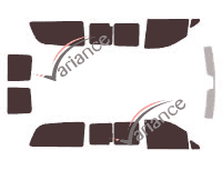 Kit film teinté Mercedes-Benz Vito / EQV (2) Long 5 portes (2003 - 2014) Kit film teinté Mercedes-Benz Vito / EQV (2) Long 5 portes (2003 - 2014)