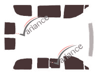 Tinted film kit Mercedes-Benz Viano (1) Compact 5-door (2003 - 2015) Tinted film kit Mercedes-Benz Viano (1) Compact 5-door (2003 - 2015)