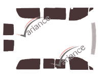 Tinted film kit Mercedes-Benz Viano (1) Long 5-door (2003 - 2015) Tinted film kit Mercedes-Benz Viano (1) Long 5-door (2003 - 2015)