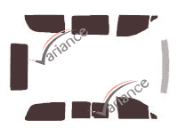 Kit film teinté Mercedes-Benz Vito / EQV (2) Long 4 portes (2003 - 2014) Kit film teinté Mercedes-Benz Vito / EQV (2) Long 4 portes (2003 - 2014)