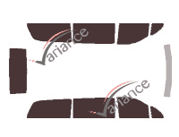 Tinted film kit Mercedes-Benz Viano (1) Long 5-door (2003 - 2015) Tinted film kit Mercedes-Benz Viano (1) Long 5-door (2003 - 2015)