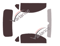 MicroCar F8C Coupe 2 doors tinted film kit (2013 - 2023) MicroCar F8C Coupe 2 doors tinted film kit (2013 - 2023)