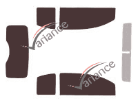 MicroCar MC City 3-door tinted film kit (2007 - 2020) MicroCar MC City 3-door tinted film kit (2007 - 2020)