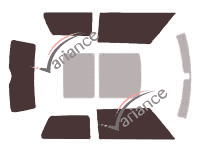 Mini One and Cooper (1) 3-door (2001 - 2006) tinted film kit Mini One and Cooper (1) 3-door (2001 - 2006) tinted film kit