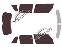 Tinted film kit Mini One and Cooper (3) 5-door (2014 - 2023) Tinted film kit Mini One and Cooper (3) 5-door (2014 - 2023)