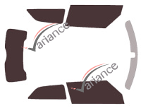 Mini Paceman Coupe 3-door tinted film kit (2013 - 2017) Mini Paceman Coupe 3-door tinted film kit (2013 - 2017)