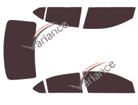 Tinted film kit Mitsubishi Mirage (6) 4-door sedan (since 2012) Tinted film kit Mitsubishi Mirage (6) 4-door sedan (since 2012)