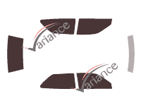 Tinted film kit Mitsubishi Colt (3) 3 doors (1987 - 1992) Tinted film kit Mitsubishi Colt (3) 3 doors (1987 - 1992)