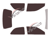 Tinted film kit Mitsubishi Colt (4) 3 doors (1992 - 1996) Tinted film kit Mitsubishi Colt (4) 3 doors (1992 - 1996)