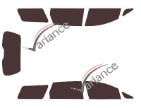 Tinted film kit Mitsubishi Grandis (1) Long 5 doors (2003 - 2011) Tinted film kit Mitsubishi Grandis (1) Long 5 doors (2003 - 2011)