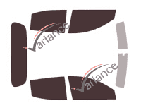 Tinted film kit Fiat Fullback (1) Double Cab Pick-up 4 doors (2016 - 2020) Tinted film kit Fiat Fullback (1) Double Cab Pick-up 4 doors (2016 - 2020)