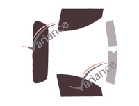 Tinted film kit Mitsubishi L200 (5) Single-Cab Pick-up 2 doors (2015 - 2023) Tinted film kit Mitsubishi L200 (5) Single-Cab Pick-up 2 doors (2015 - 2023)