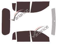Kit pellicola oscurata Mitsubishi Triton 4 porte (2005 - 2015)