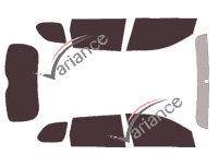 Mitsubishi Outlander (3) 5-door (2013 - 2018) tinted film kit Mitsubishi Outlander (3) 5-door (2013 - 2018) tinted film kit