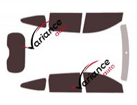 Tinted film kit Mitsubishi Pajero Sport (3) 5-door (since 2016) Tinted film kit Mitsubishi Pajero Sport (3) 5-door (since 2016)