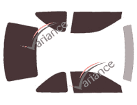 Tinted film kit Mitsubishi Lancer (5) Coupe 2 doors (1991 - 1996) Tinted film kit Mitsubishi Lancer (5) Coupe 2 doors (1991 - 1996)