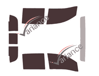 Nissan Titan (2) Crew Cab Pick Up 4-door Tinted Film Kit (since 2016) Nissan Titan (2) Crew Cab Pick Up 4-door Tinted Film Kit (since 2016)