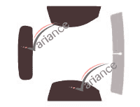 Nissan 350 Z Cabriolet 2 door tinted film kit (2004 - 2010)