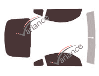 Nissan 350 Z Coupe 3 door tinted film kit (2003 - 2009) Nissan 350 Z Coupe 3 door tinted film kit (2003 - 2009)