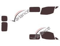 Nissan NV200 Tinted Film Kit (1) 5-door SUV (2009 - 2021) Nissan NV200 Tinted Film Kit (1) 5-door SUV (2009 - 2021)