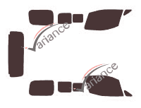 Nissan Evalia Tinted Film Kit (1) NV200 6-door (2009 - 2021) Nissan Evalia Tinted Film Kit (1) NV200 6-door (2009 - 2021)