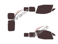 Nissan NV200 Tinted Film Kit (1) 6-door SUV (2009 - 2021) Nissan NV200 Tinted Film Kit (1) 6-door SUV (2009 - 2021)