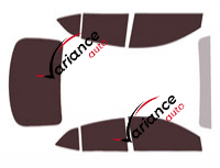 Nissan Almera tinted film kit (5) 4-door sedan (since 2023) Nissan Almera tinted film kit (5) 4-door sedan (since 2023)