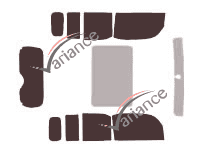 Nissan Cube 5 door tinted film kit (2008 - 2020) Nissan Cube 5 door tinted film kit (2008 - 2020)