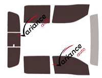 Nissan Frontier (3) Crew Cab Pick-up 4 puertas Tinted Film Kit (a partir de 2021) Nissan Frontier (3) Crew Cab Pick-up 4 puertas Tinted Film Kit (a partir de 2021)