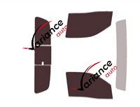 Nissan Frontier (3) King Cab Pick-up 2 puertas Tinted Film Kit (a partir de 2022) Nissan Frontier (3) King Cab Pick-up 2 puertas Tinted Film Kit (a partir de 2022)