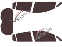 Kit film teinté Nissan Leaf (2) 5 portes (depuis 2018) Kit film teinté Nissan Leaf (2) 5 portes (depuis 2018)