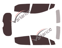 Nissan Micra (5) 5 doors (2016 - 2023) tinted film kit Nissan Micra (5) 5 doors (2016 - 2023) tinted film kit