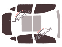 Tönungsfolien-Kit Nissan Murano (3) 5-Türer (2015 - 2024) Tönungsfolien-Kit Nissan Murano (3) 5-Türer (2015 - 2024)